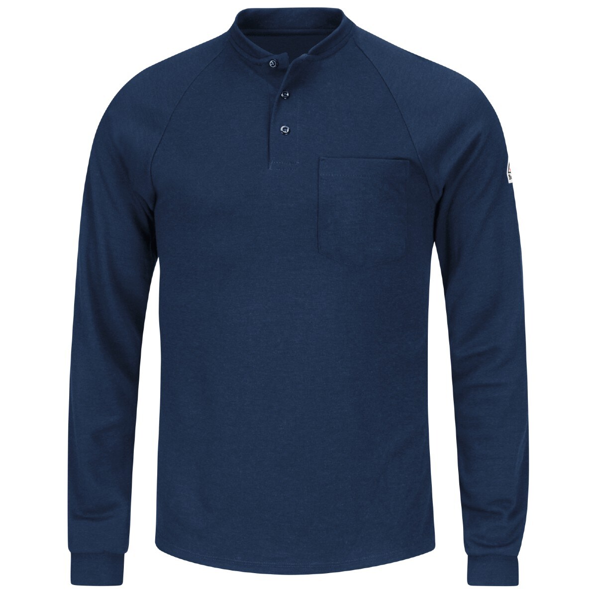 Bulwark Men's Lightweight FR Henley in Navy